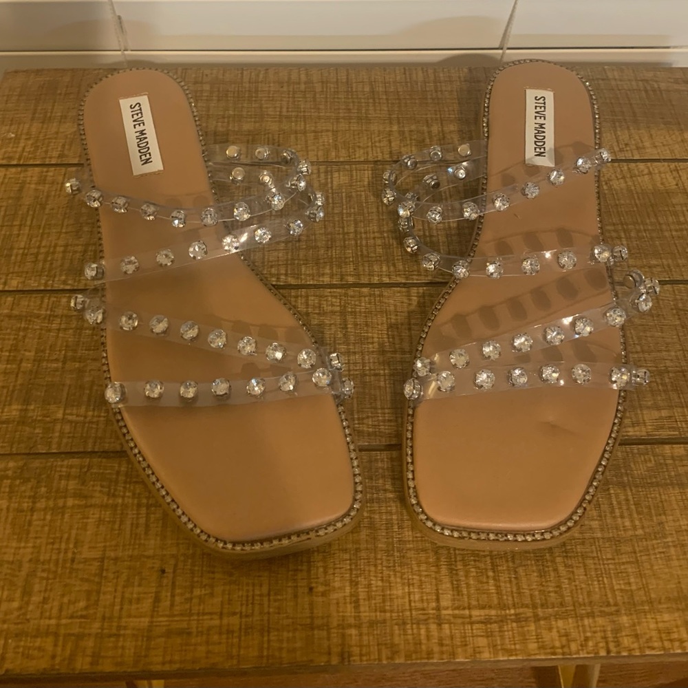 Steve Madden Crystal Sandals